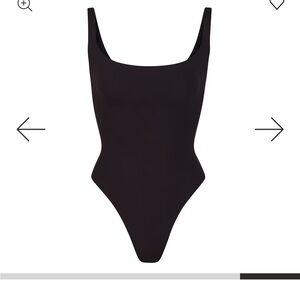 SKIMS square neckline bodysuit